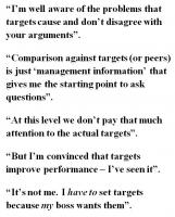 Targets quote #1