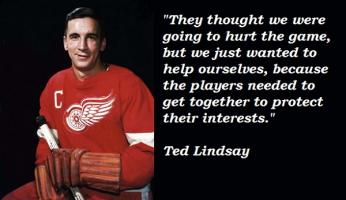 Ted Lindsay's quote