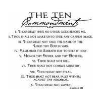 Ten Commandments quote #2