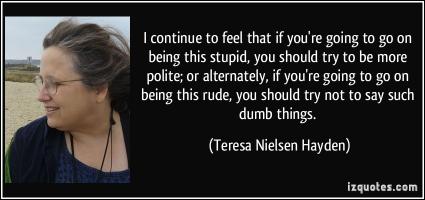 Teresa Nielsen Hayden's quote #2
