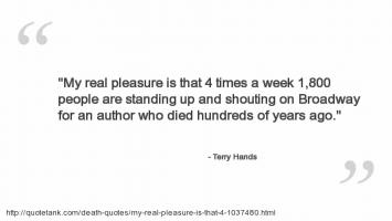 Terry Hands's quote #1