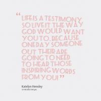 Testimony quote #3