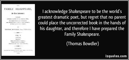 Thomas Bowdler's quote