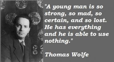 Thomas Wolfe's quote