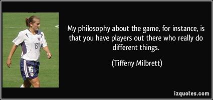 Tiffeny Milbrett's quote