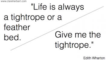 Tightrope quote #2