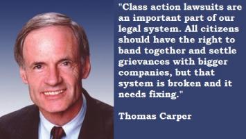 Tom Carper's quote