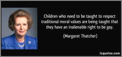 Traditional Values quote #2