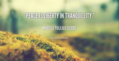 Tranquillity quote #2