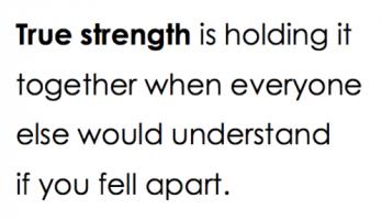 True Strength quote