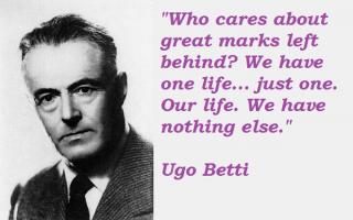 Ugo Betti's quote