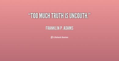 Uncouth quote #2