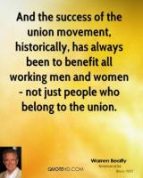Union Movement quote #2