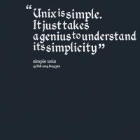 Unix quote #1