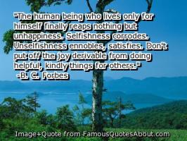 Unselfishness quote #2