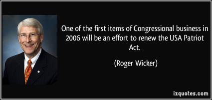 Usa Patriot Act quote #2