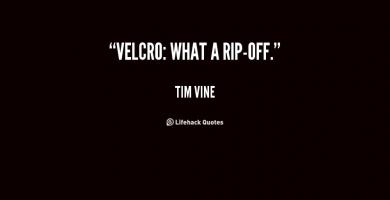Velcro quote #1