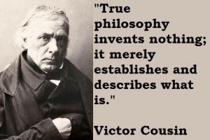 Victor Cousin's quote
