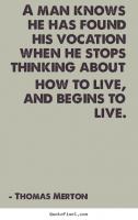 Vocational quote #1