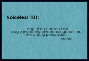 Voiceless quote #1