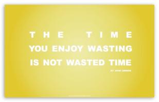 Wasted Time quote #2