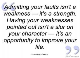 Weakens quote #1