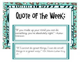 Weekly quote #3