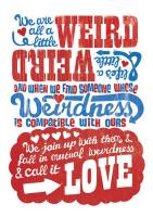 Weirdness quote #1