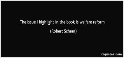 Welfare Reform quote