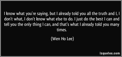 Wen Ho Lee's quote #1