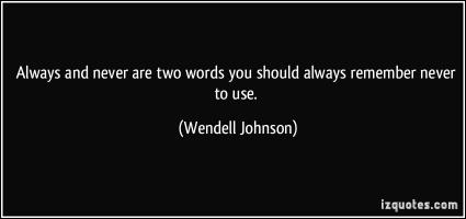 Wendell Johnson's quote #1