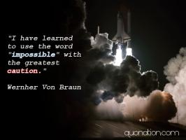 Wernher von Braun's quote