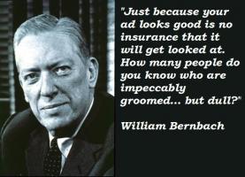 William Bernbach's quote