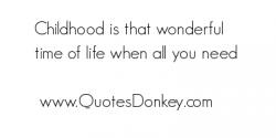 Wonderful Childhood quote #2