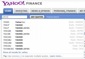 Yahoo quote #2