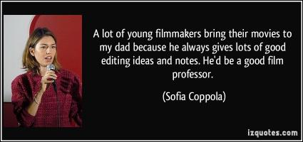 Young Filmmakers quote #2