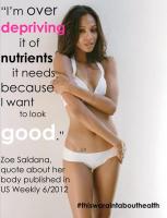 Zoe Saldana's quote