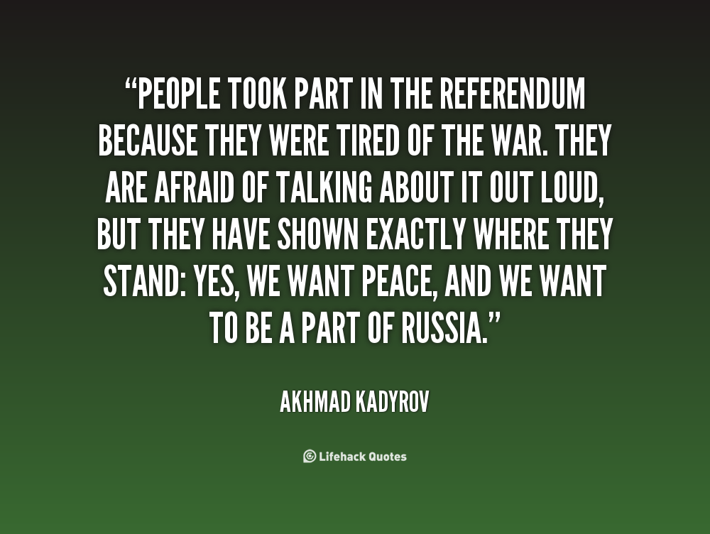 Akhmad Kadyrov's quote #4