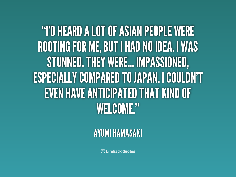 Ayumi Hamasaki's quote #5