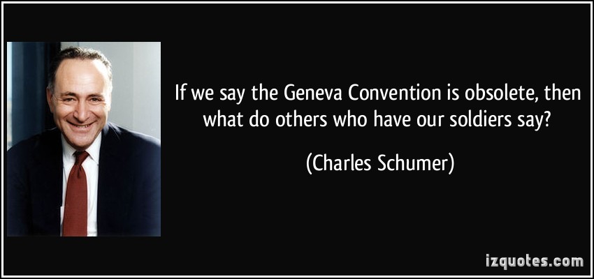 Famous quotes about 'Geneva Convention' - Sualci Quotes 2019