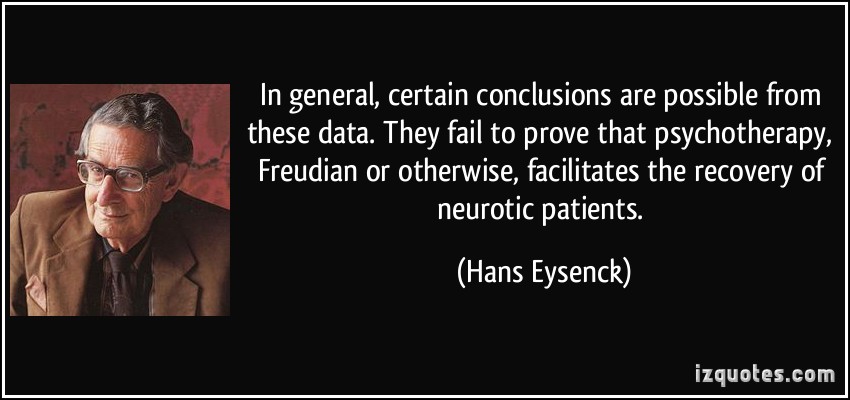 Hans Eysenck's quote #1