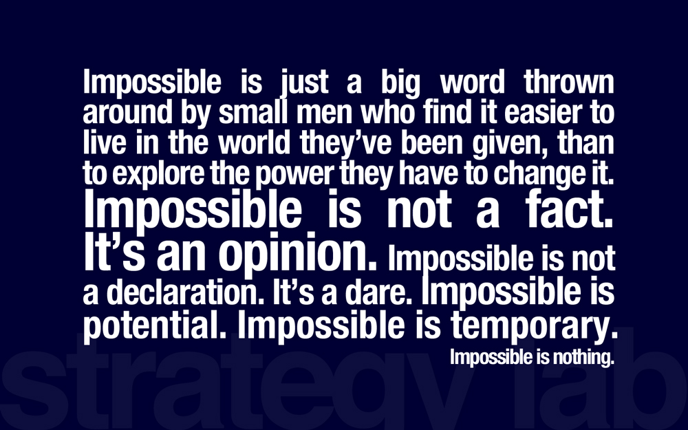 Impossible quote #7