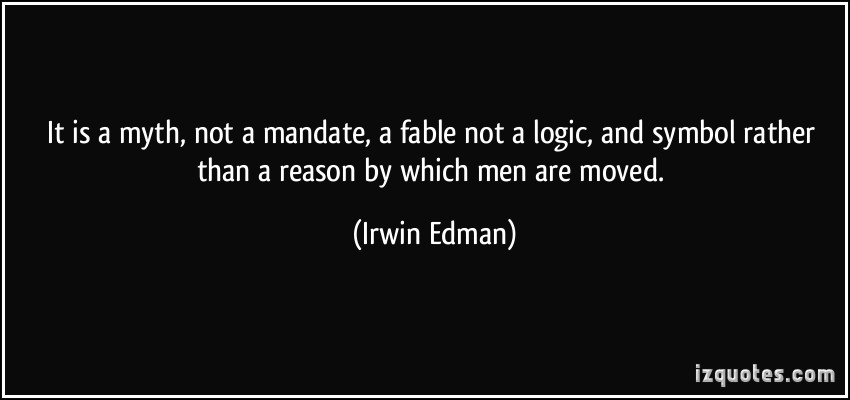 Irwin Edman's quote