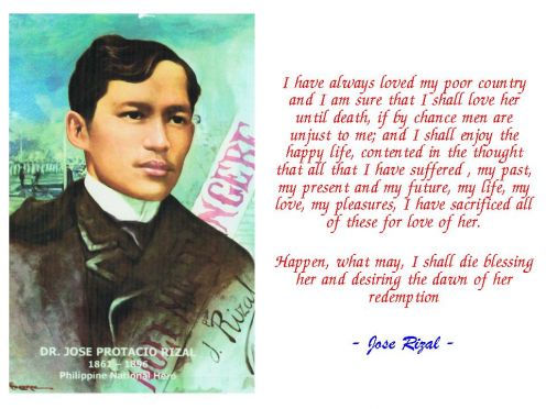 jose quotes rizal dr philippines education country quote quotations famous poor history literature rizals filipinos death always her la when