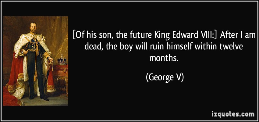King Edward VIII's quote