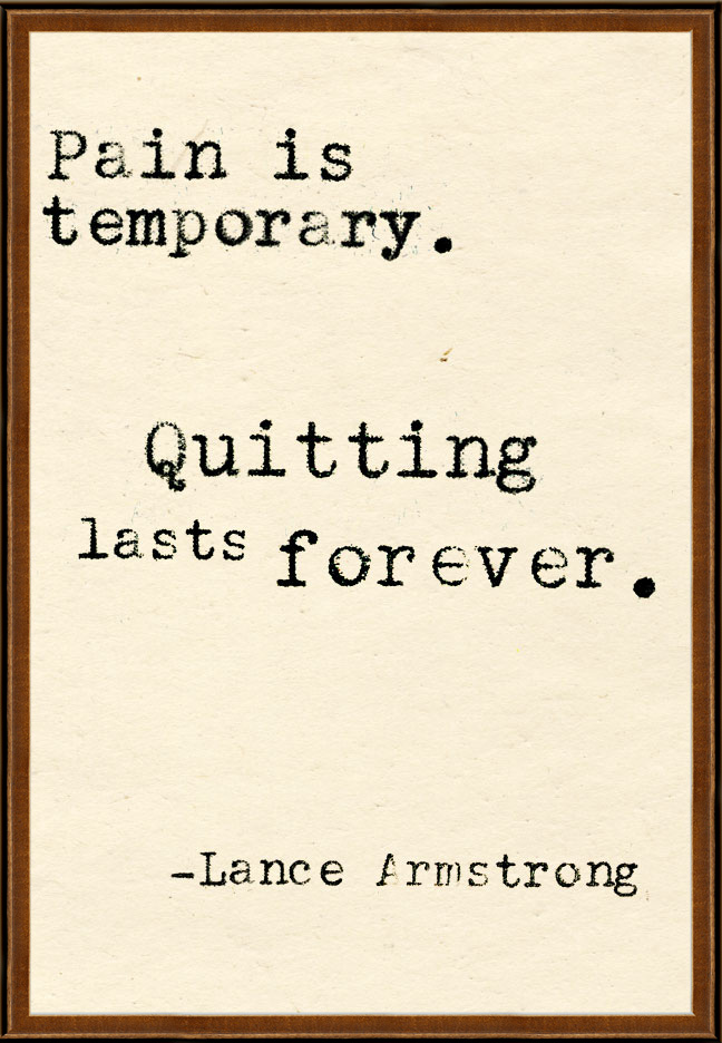 Lance Armstrong quote #1