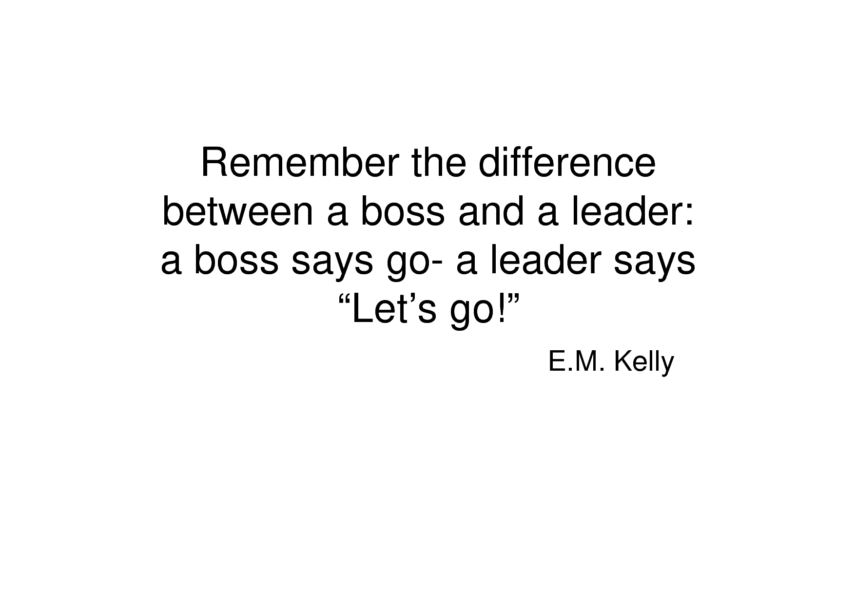 Leader quote #1