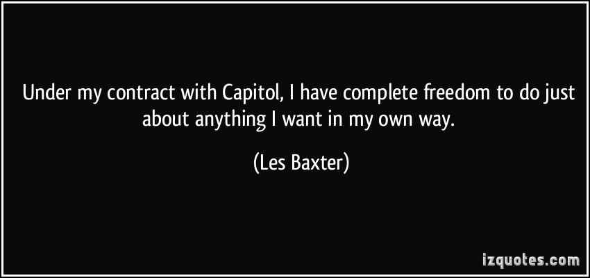 Les Baxter's quote #2