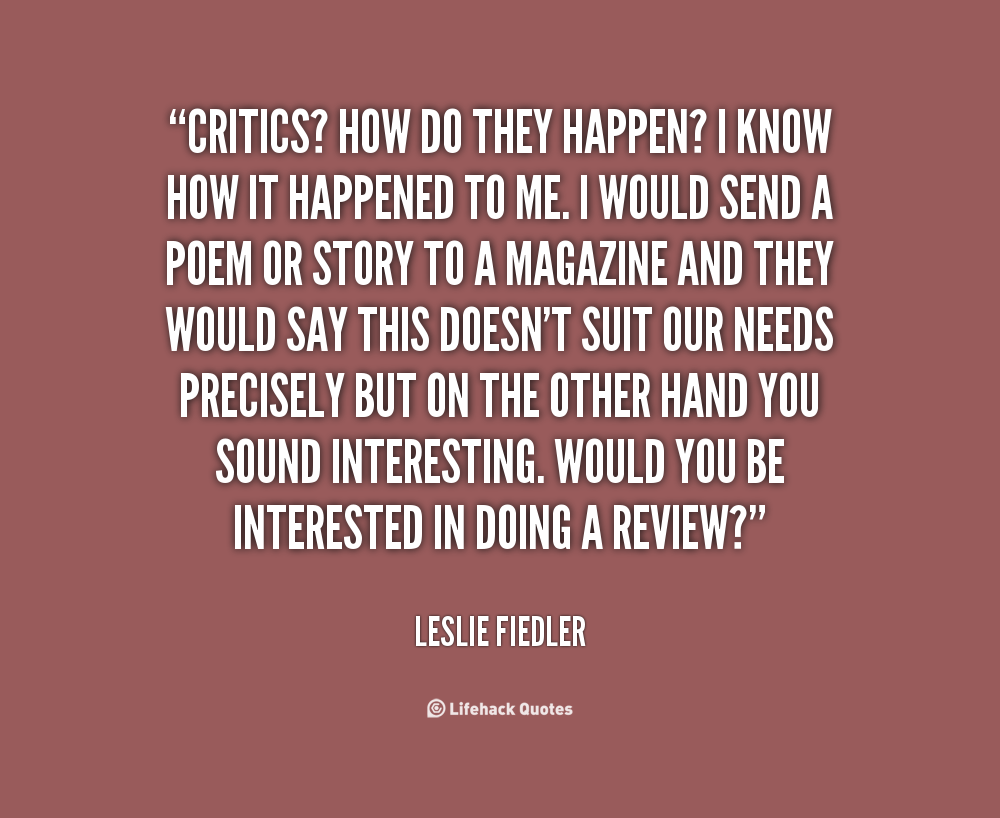 Leslie Fiedler's quote #2