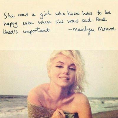 Marilyn Monroe quote #2